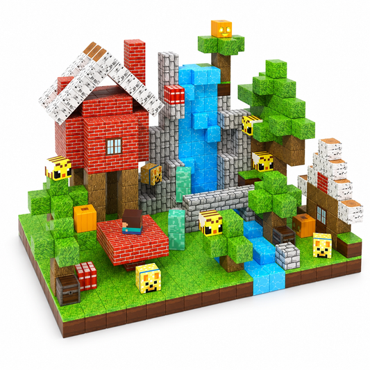 SnapBuildโข Magnetic Building Blocks