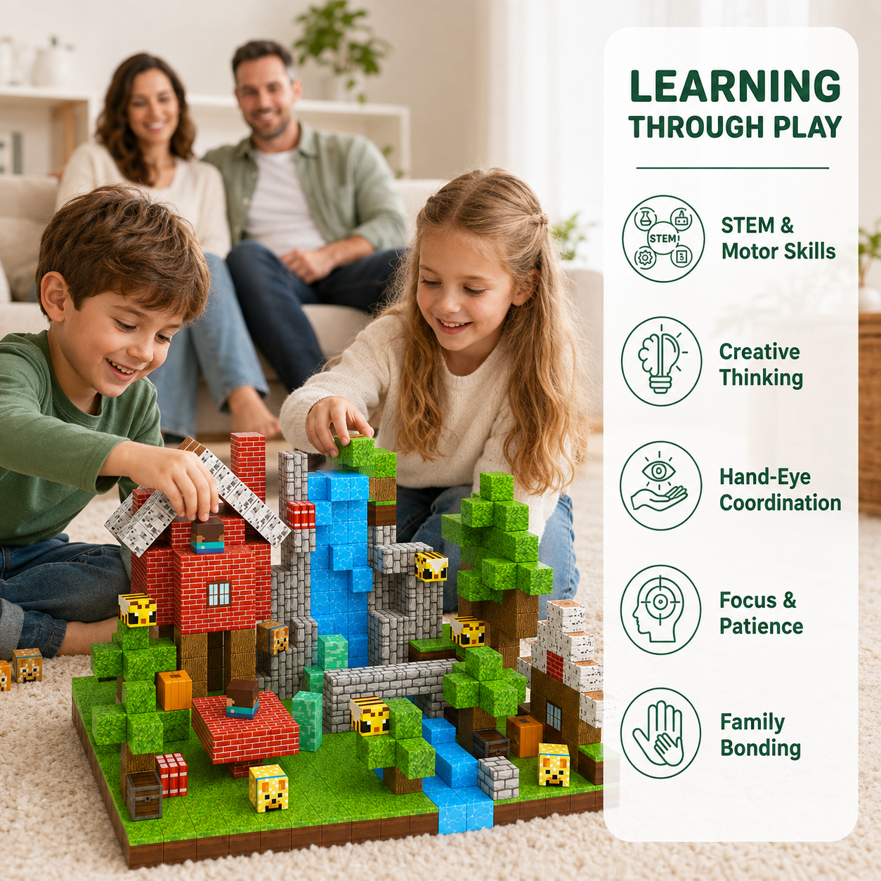 SnapBuild™ Magnetic Building Blocks