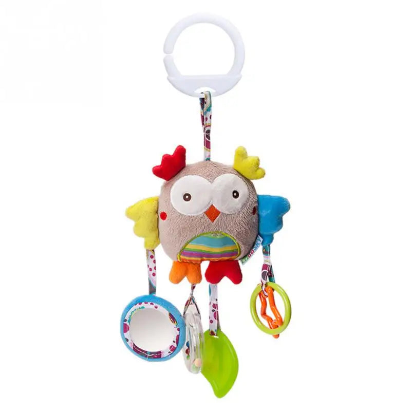 Animal Plush Rattle & Teether