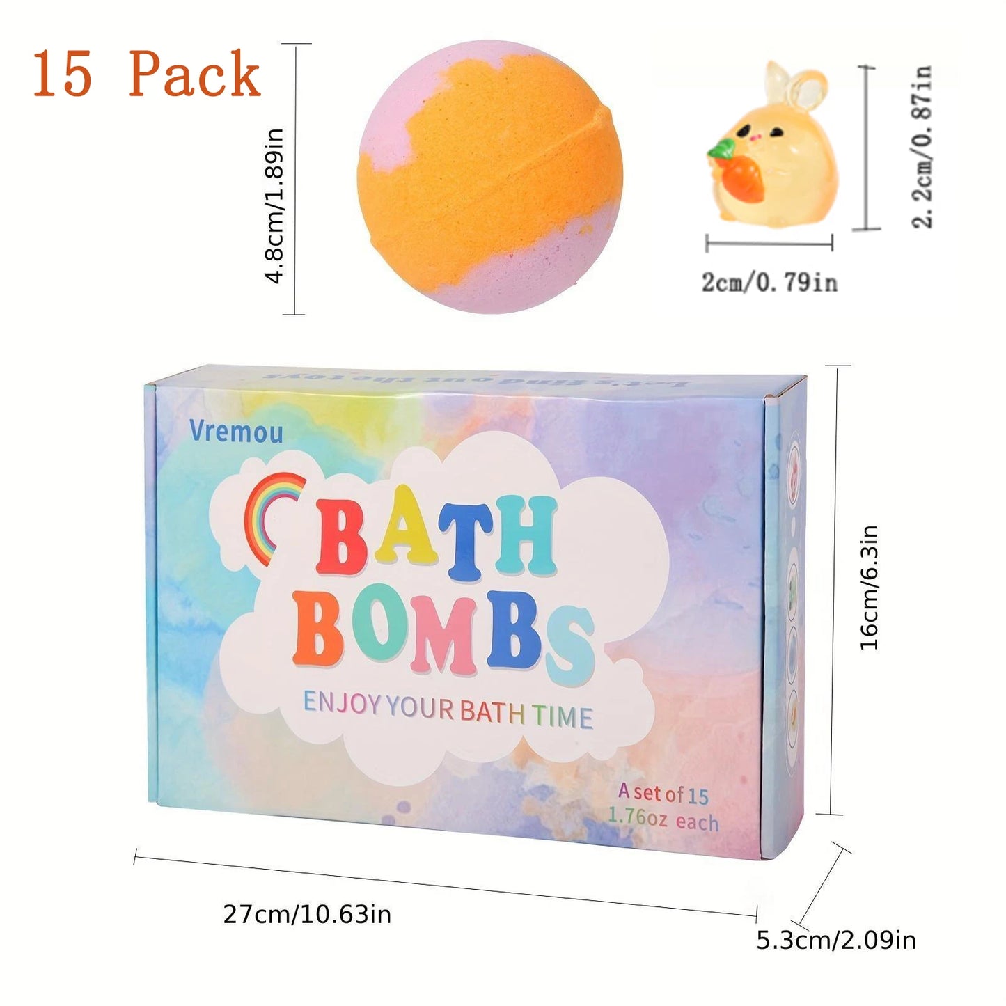 Kids Surprise Bath Bombs
