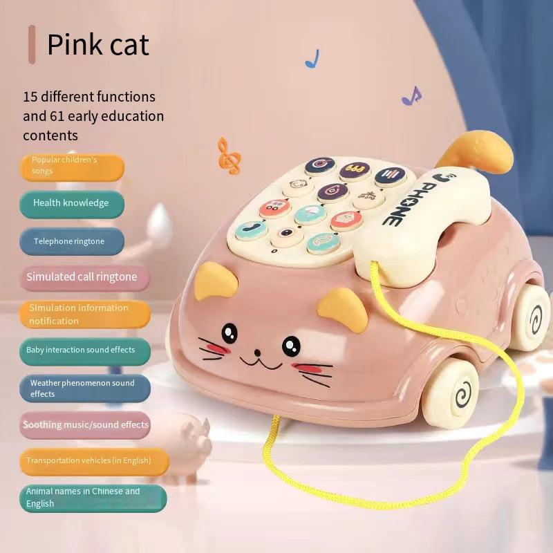 Educational Toy Phone with Lights