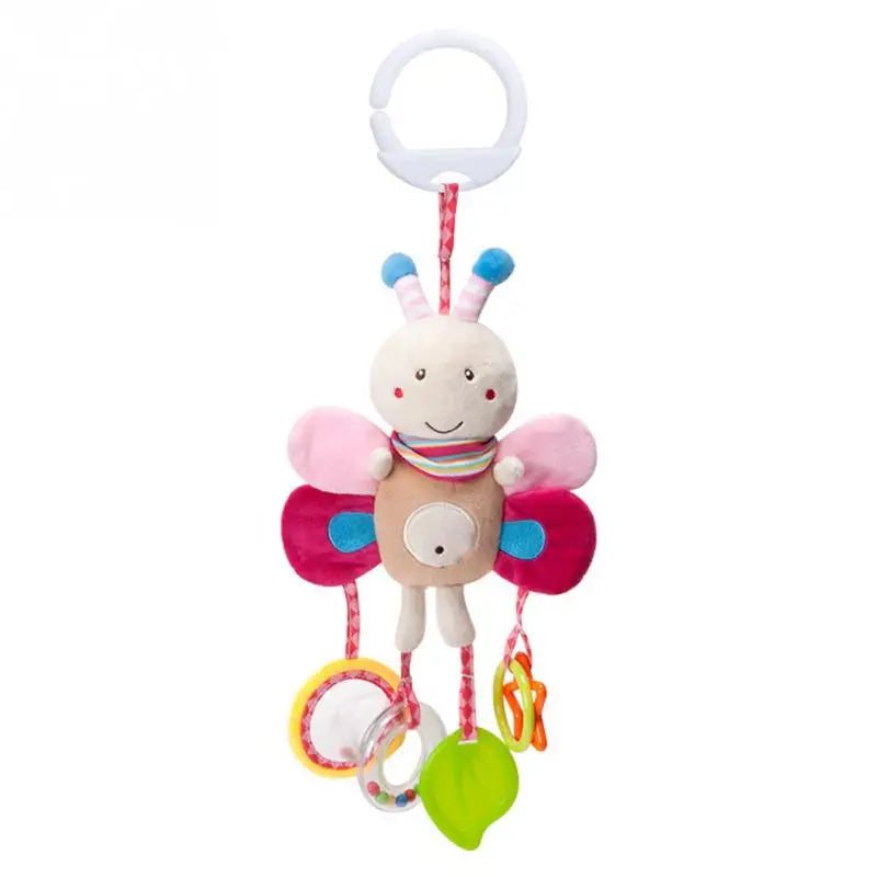 Animal Plush Rattle & Teether