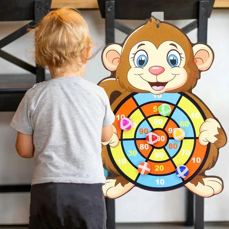 Kids Sticky Ball Dart Board