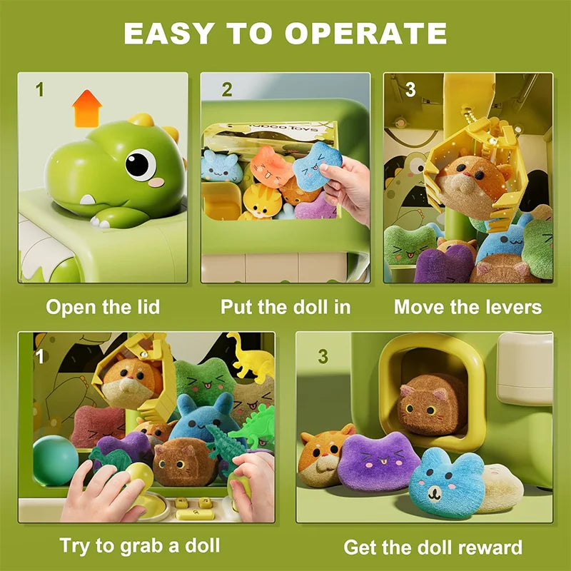 Mini Dinosaur Claw Machine