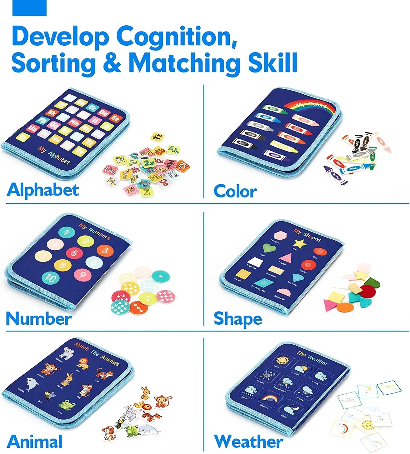 Montessori Busy Board for Toddlers