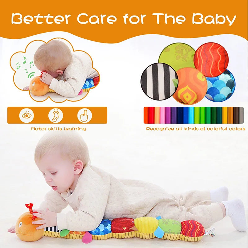 Musical Caterpillar Plush Rattle