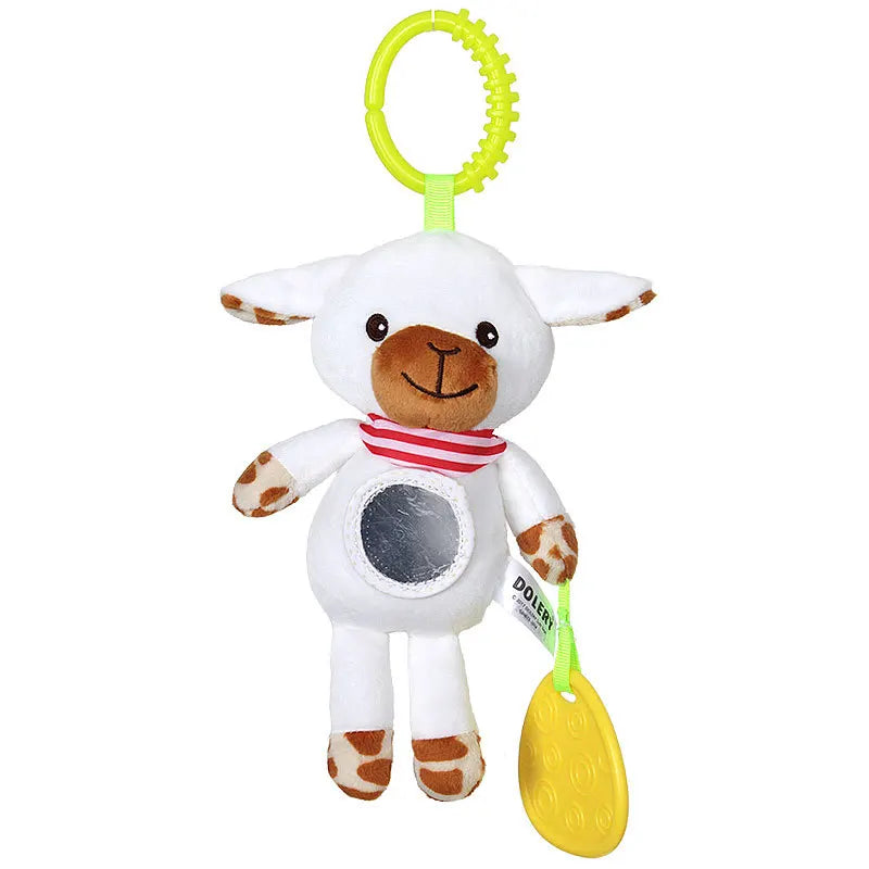 Animal Plush Rattle & Teether