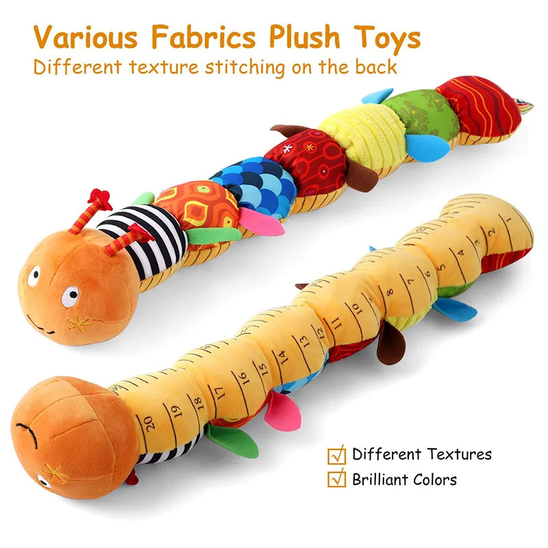 Musical Caterpillar Plush Rattle