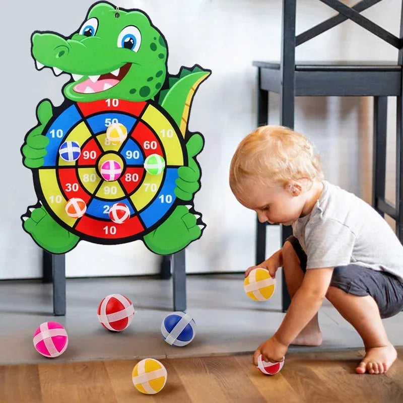 Kids Sticky Ball Dart Board