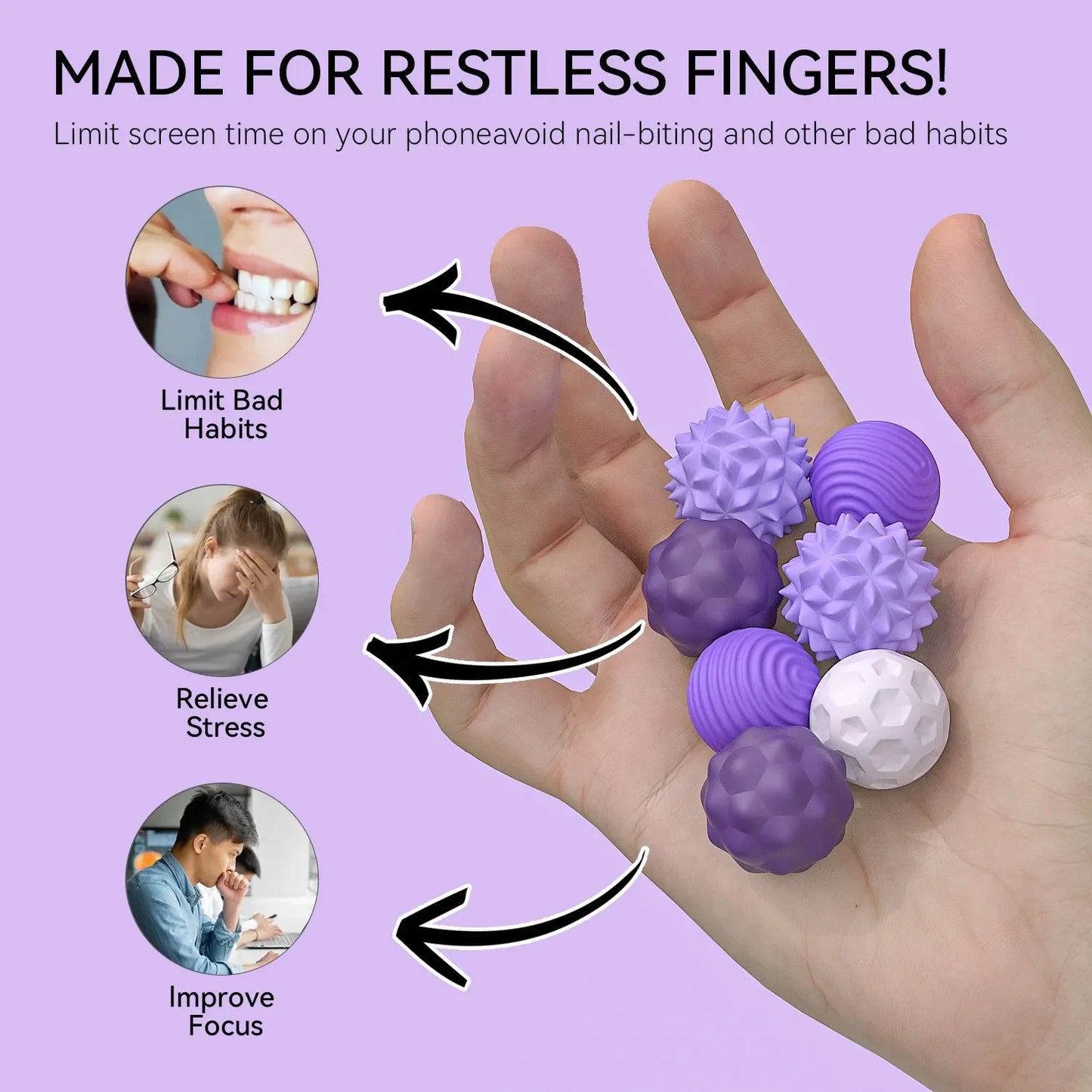 Magnetic Sensory Fidget Balls