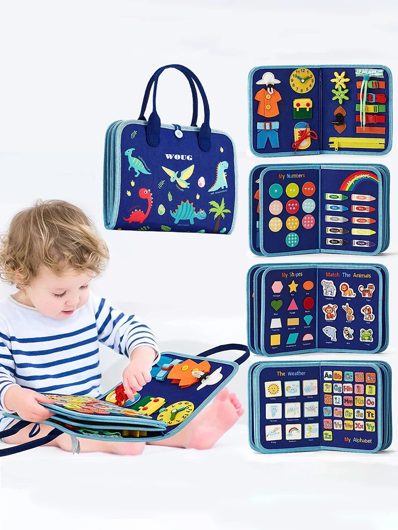 Montessori Busy Board for Toddlers