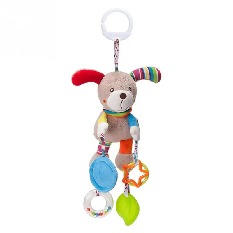 Animal Plush Rattle & Teether