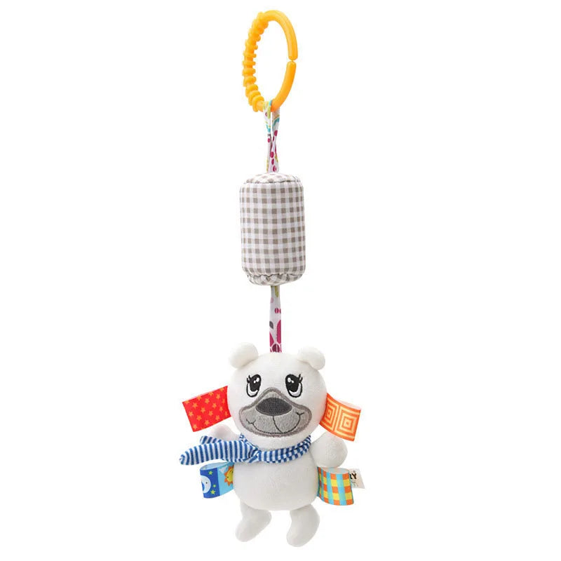 Animal Plush Rattle & Teether
