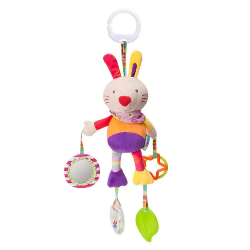 Animal Plush Rattle & Teether
