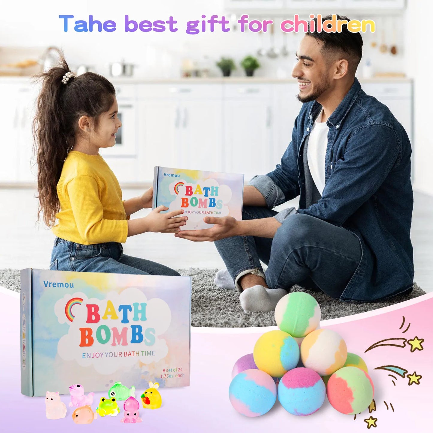 Kids Surprise Bath Bombs