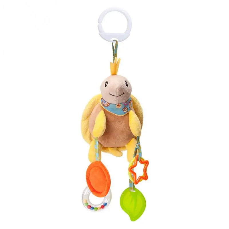 Animal Plush Rattle & Teether