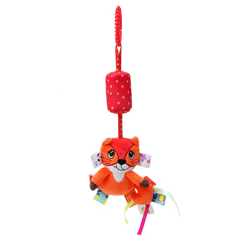 Animal Plush Rattle & Teether