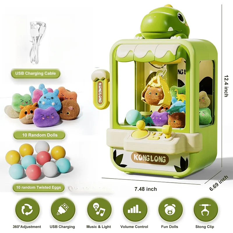 Mini Dinosaur Claw Machine
