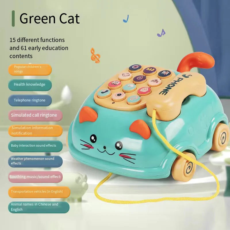 Educational Toy Phone with Lights