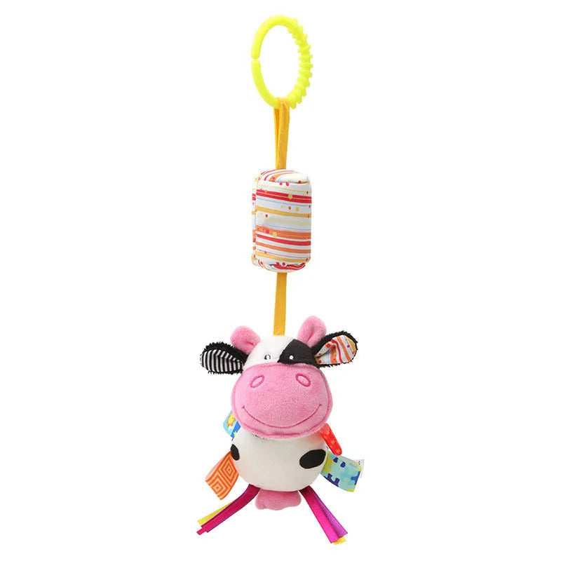 Animal Plush Rattle & Teether